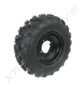 02// ROUE GAUCHE COMPLETE JEEP NOIRE