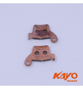 01// PLAQUETTES DE FREIN ARRIERE KAYO 250 T4