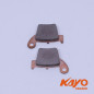 01// PLAQUETTES DE FREIN ARRIERE KAYO 250 T4