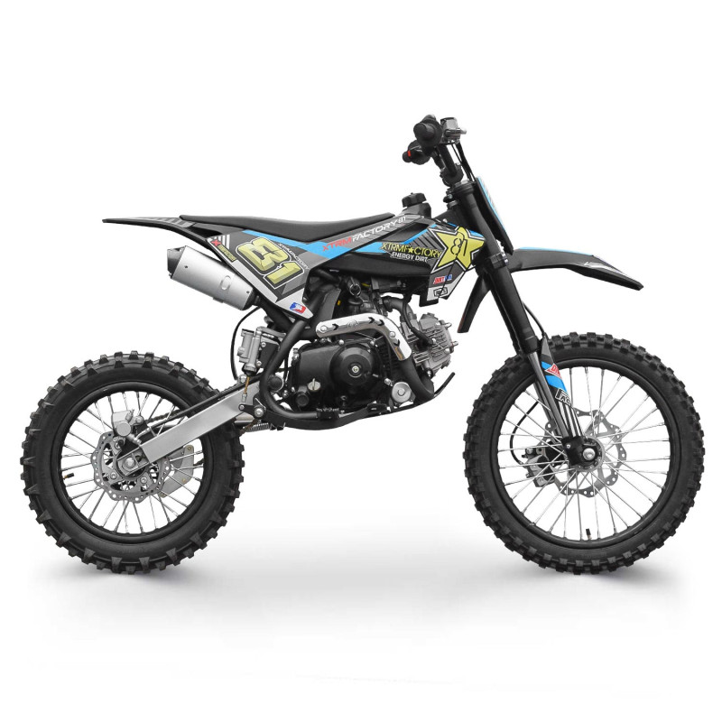 Dirt bike 110cc 17/14 MX110 Bleu