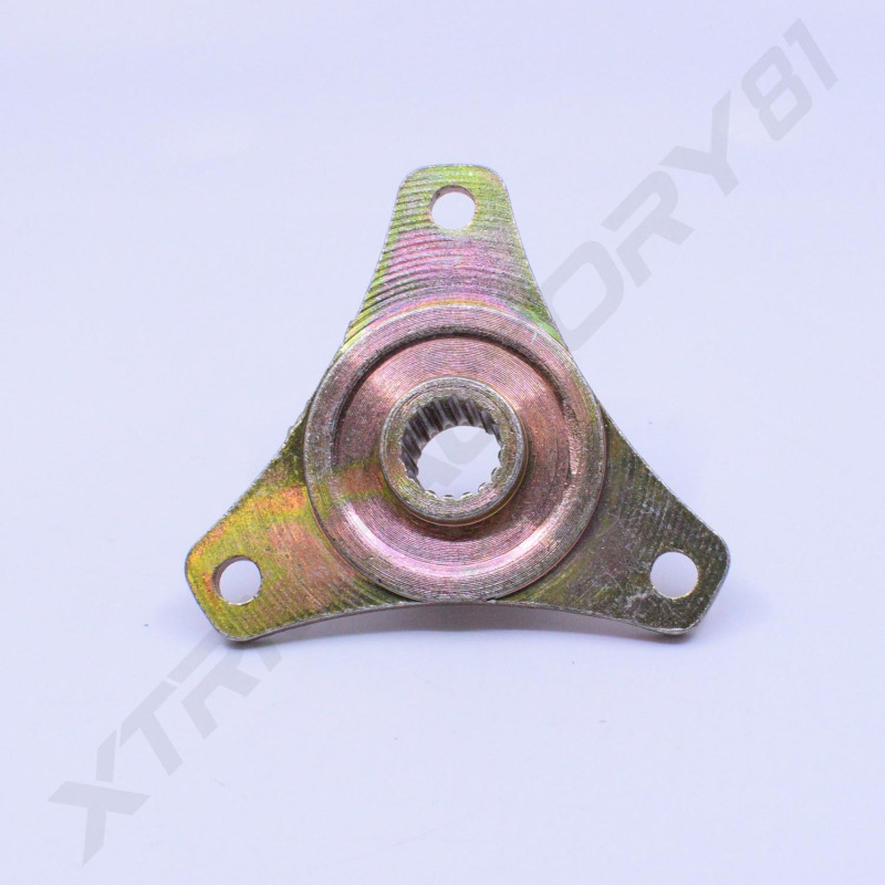 08// SUPPORT ARRIERE JANTE BIBOU/MOYEU ROUE ARRIERE 3 TROUS QUAD 110SPORTIF  - vue 2