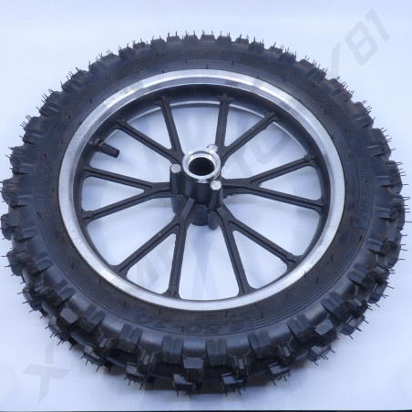 05//  ROUE AVANT SANS ROULEMENT 10'  POCKET BIKE