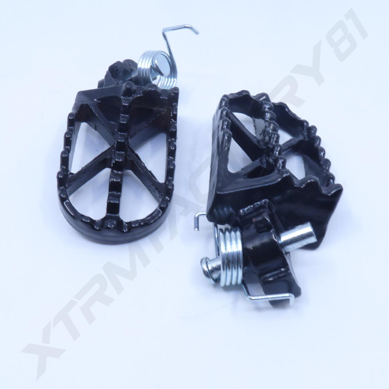 07// REPOSE PIED DIRT BIKE MX 125/140 (X2) AVEC RESSORTS