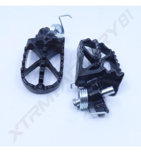 07// REPOSE PIED DIRT BIKE MX 125/140 (X2) AVEC RESSORTS