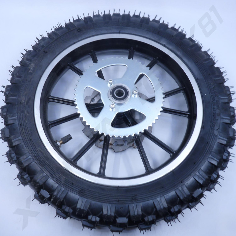 04// ROUE ARRIERE COMPLETE 10' POCKET BIKE