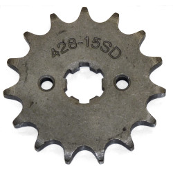 Vues éclatées  Pignon de sortie quad Pas 428 15 dents 110cc 125cc 