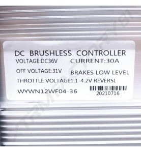 14// BOITIER CONTROLER 36V 30A POCKET QUAD CANADA1060W