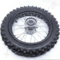 01// ROUE ARRIERE 12' PNEU 80/100-12+JANTE12'+CHAMBRE M50 9CV 14/12/NRJ