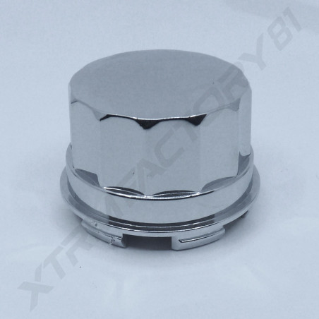 02// CAPUCHON CHROME ECROU ROUE JEEP