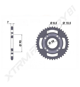 COURONNE 428 47 DENTS