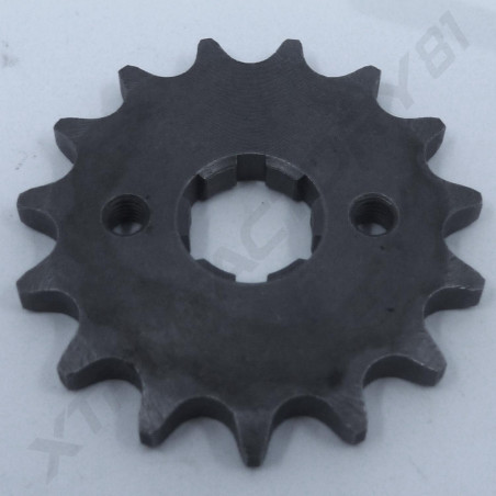 PIGNON SORTIE DE BOITE 15 DENTS ENTRAXE 35MM D20 MM