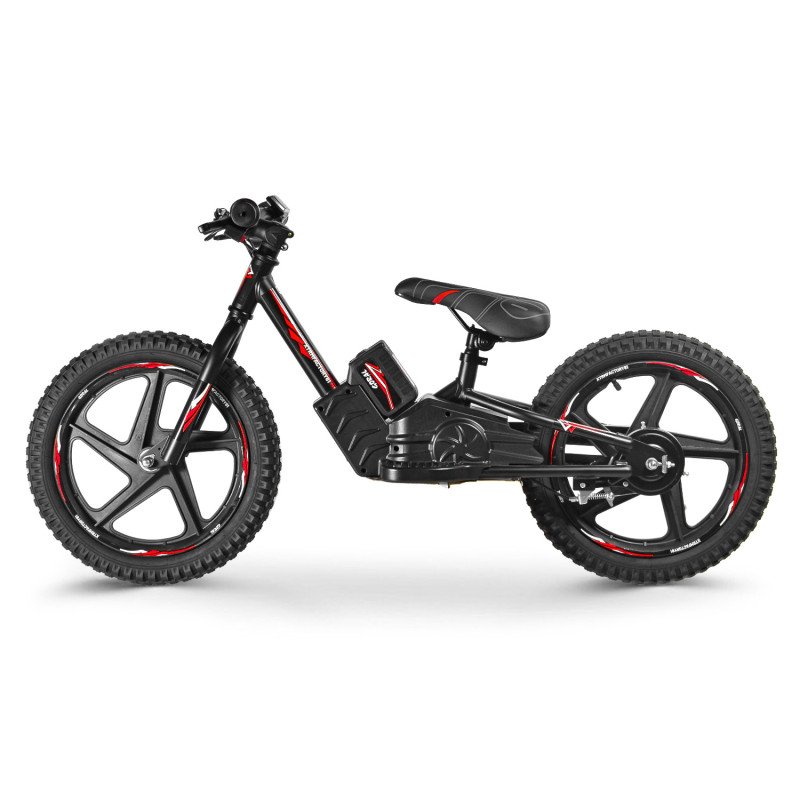 Draisienne électrique RIRIBIKE RTX6 24V Pour Enfants - Moteur 250W, Vitesse Réglable, Autonomie 1h15 | À Partir De 5 Ans, Jusqu’à 38 Kg | Rouge Vif - 11