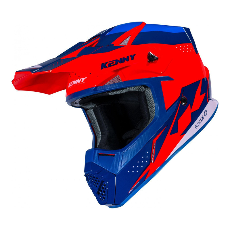 Casque moto cross adulte - Kenny Track Neon Red