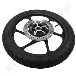 ROUE AVANT COMPLETE KIDEN 125 CC MODELE K/G  JANTE17'+PNEU90/90-17+DISQUE