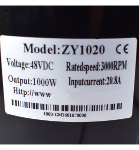 Moteur électrique 1000W 48V pour kart électrique
