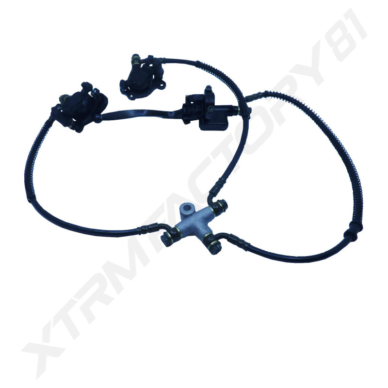 13// SYSTEME FREIN AVANT HYDRAULIQUE DYNOSTAR *OPTION* LIVRE SANS VISSERIE - vue 2