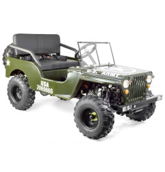 Jeep Willys pour enfant - MOTEUR 150cc - EIM