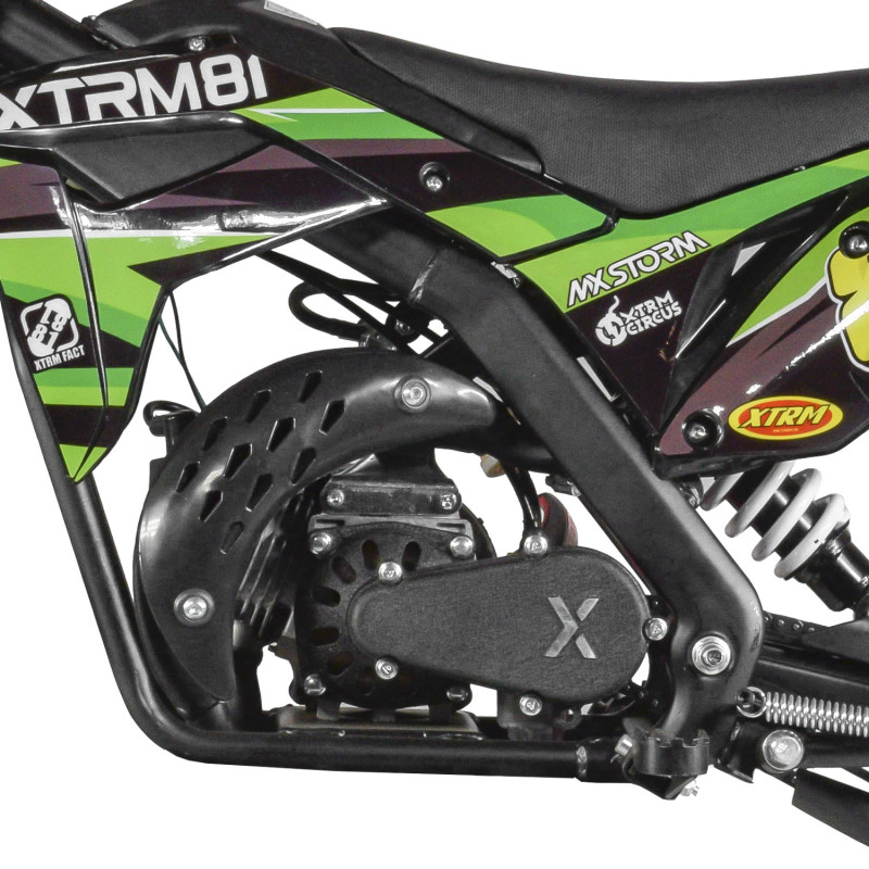 Moto enfant 50cc MX STORM Blanc - vue 8