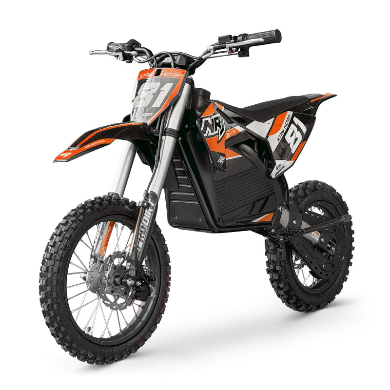 Dirt bike électrique 1600W NRJ 14/12 Orange - vue 3