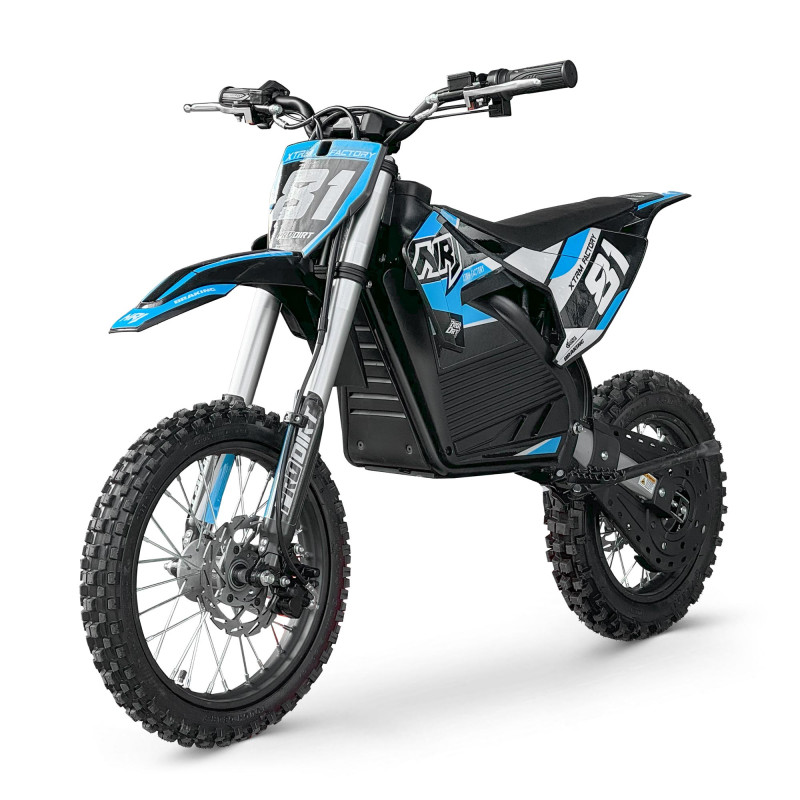 Dirt bike électrique 1600W NRJ 14/12 Bleu - vue 3