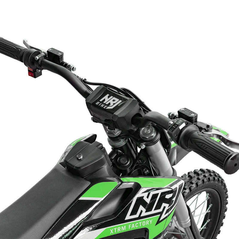 Dirt bike enfant électrique 2000W NRJ 14/12 Vert - vue 4