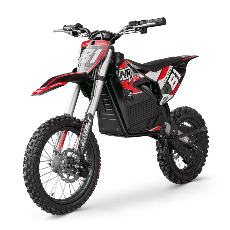 Dirt bike électrique 2000W NRJ 14/12 Rouge - vue 2