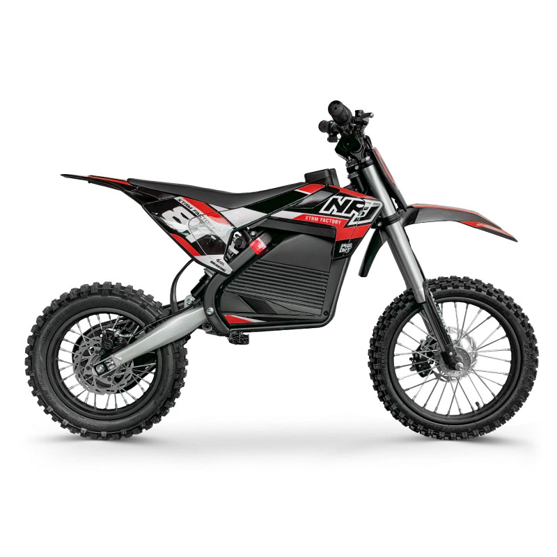Dirt bike électrique 2000W NRJ 14/12 Rouge - vue 3