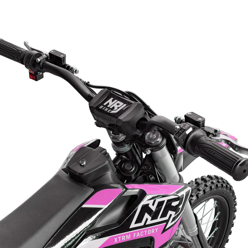 Dirt bike électrique 2000W NRJ 14/12 Rose - vue 4