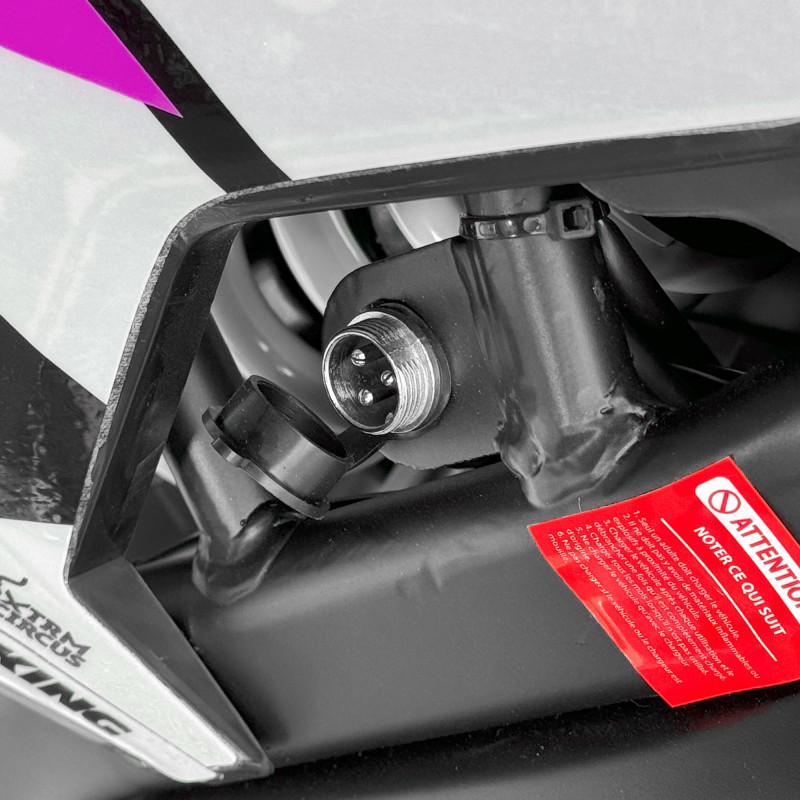 Dirt bike électrique 1600W NRJ 14/12 Rose - vue 5