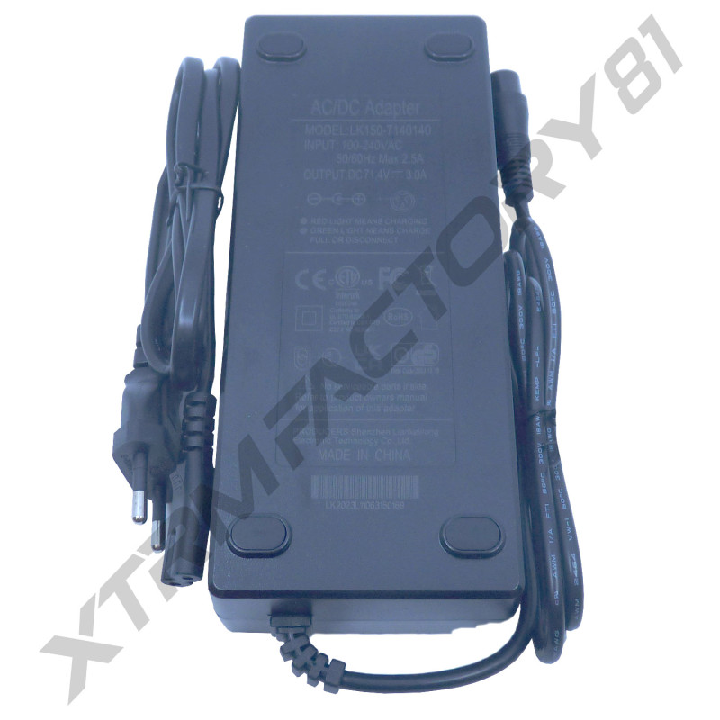 09// CHARGEUR LITHIUM 60V NRJ 2000 UNIQUEMENT COMPATIBLE NRJ 2000 2024*