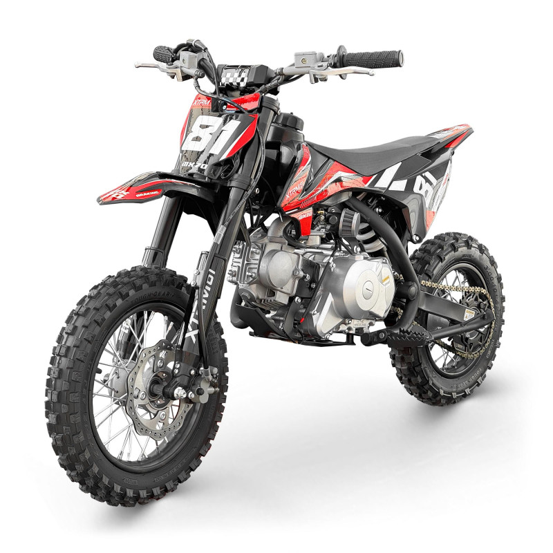 Mini motocross enfant 70cc 12/10 MX70 Rouge - vue 3