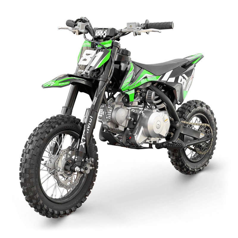 Mini motocross enfant 70cc 12/10 MX70 Vert - vue 3