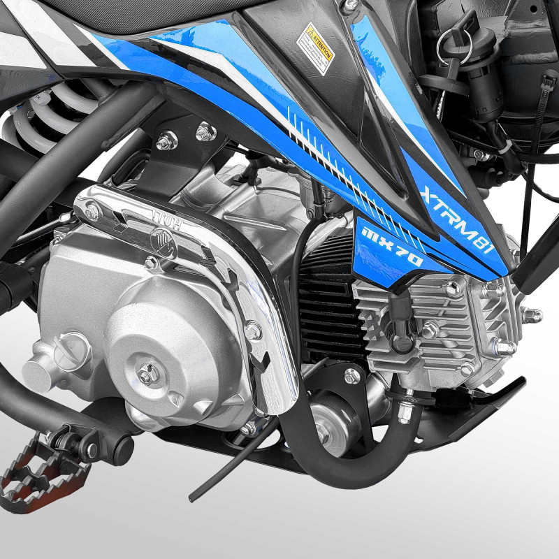 Mini motocross enfant 70cc 12/10 MX70 Bleu - vue 5