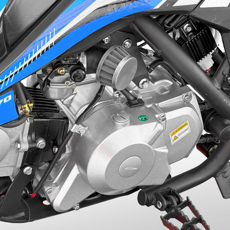 Mini motocross enfant 70cc 12/10 MX70 Bleu - vue 8