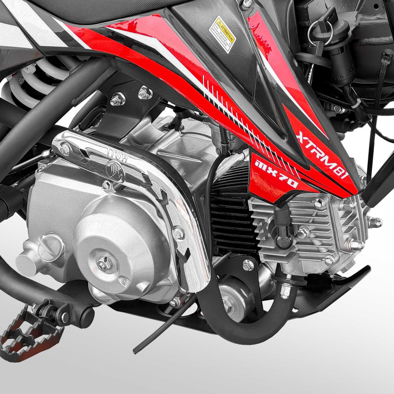 Mini motocross enfant 70cc 12/10 MX70 Rouge - vue 5