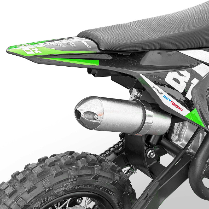 Mini motocross enfant 70cc 12/10 MX70 Vert - vue 7
