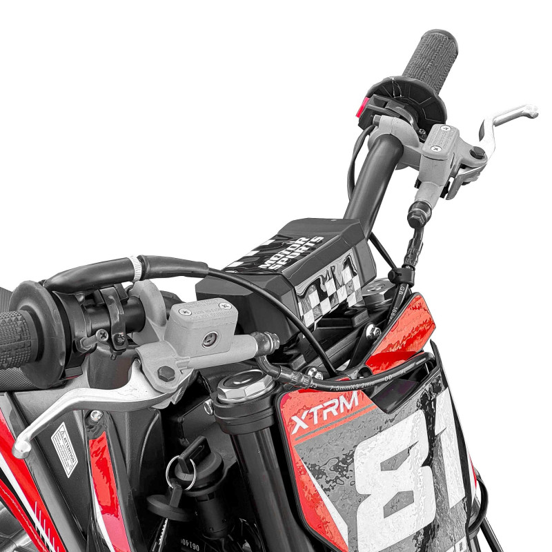 Mini motocross enfant 70cc 12/10 MX70 Rouge - vue 6
