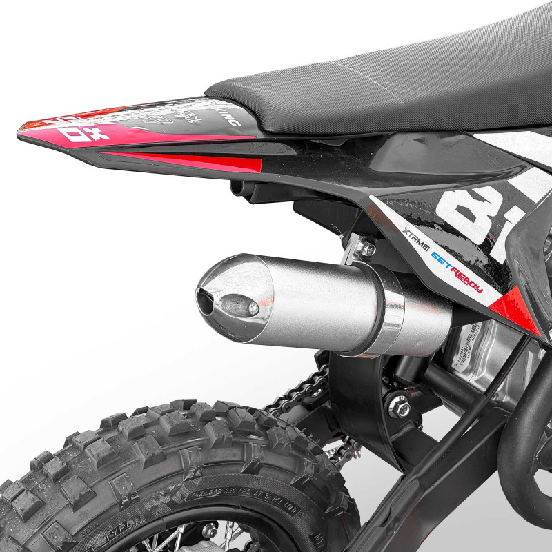 Mini motocross enfant 70cc 12/10 MX70 Rouge - vue 7