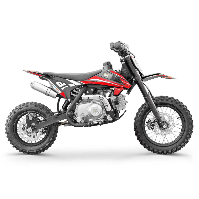 Mini motocross enfant 70cc 12/10 MX70 Rouge - vue 2