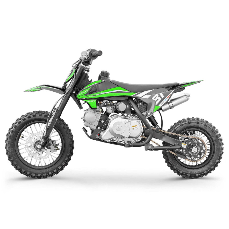 Mini motocross enfant 70cc 12/10 MX70 Vert - vue 4