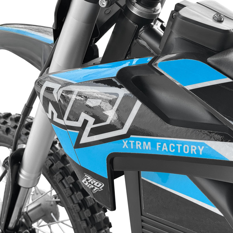 Moto enfant électrique lithium NRJ 1000W 12/10 Bleu - vue 7