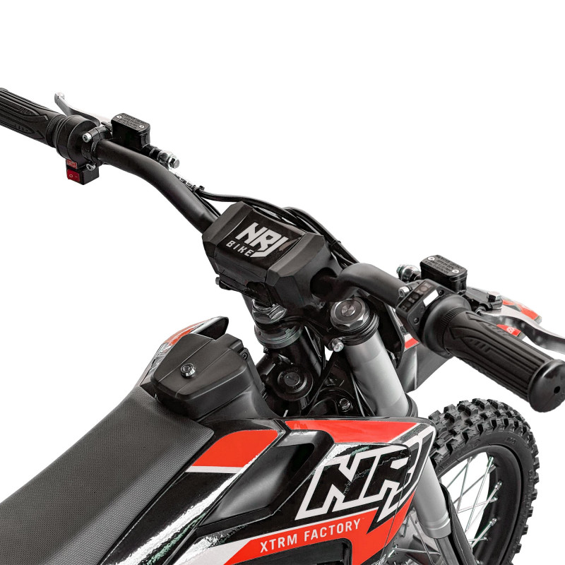 Dirtbike électrique pour enfant 1000 Watts lithium NRJ 1000 12/10 Rouge - vue 5