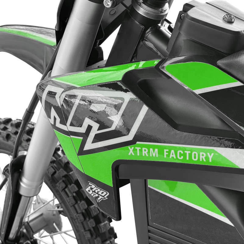 Dirtbike électrique enfant NRJ 1000W 12/10 Vert - vue 6