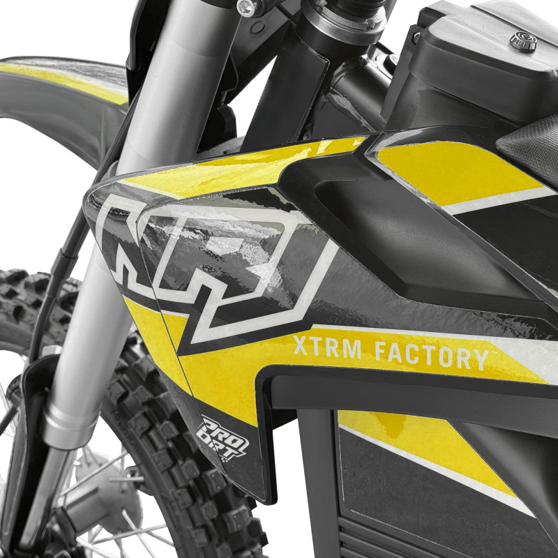 Dirt bike électrique 1600W NRJ 14/12 Jaune - vue 5