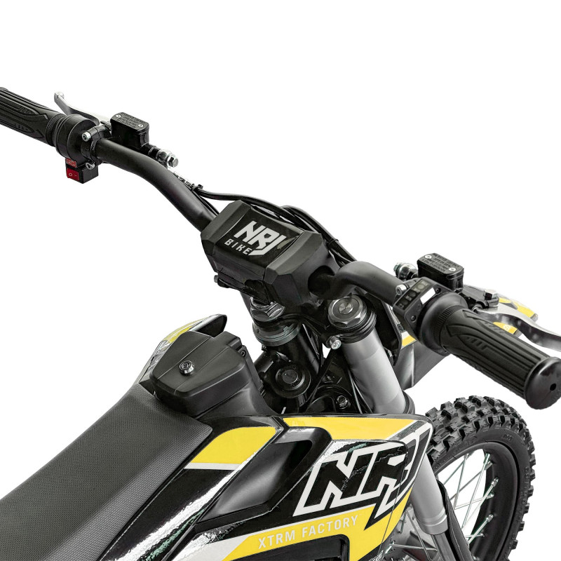 Dirt bike enfant électrique 2000W NRJ 14/12 Jaune - vue 5