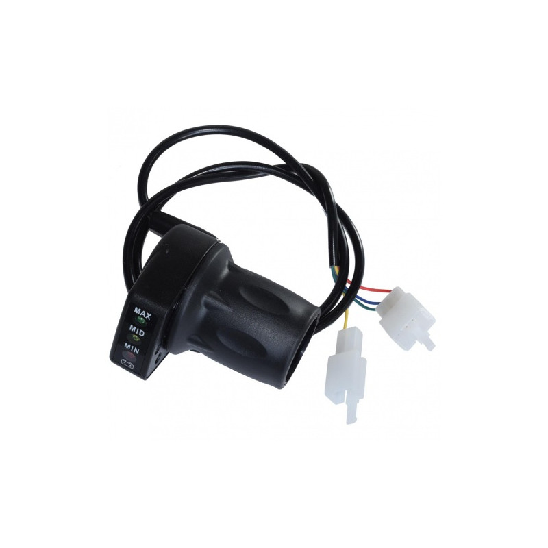 08// POIGNEE GAZ ELEC+VOYANT 36V MX500/MINI BAZOU 2024+