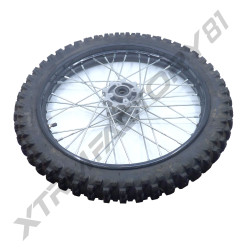 ROUE AVANT 17' 70/100-17 MOYEU GRIS ENTRAXE 65MM