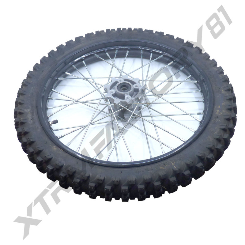 ROUE AVANT 17' 70/100-17 MOYEU GRIS ENTRAXE 65MM