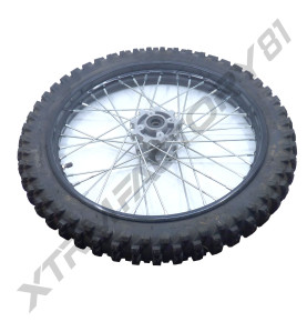 ROUE AVANT 17' 70/100-17 MOYEU GRIS ENTRAXE 65MM