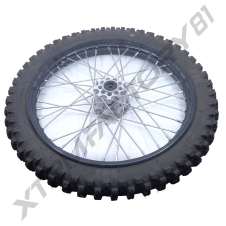 ROUE AVANT 17' 70/100-17 MOYEU GRIS ENTRAXE 65MM